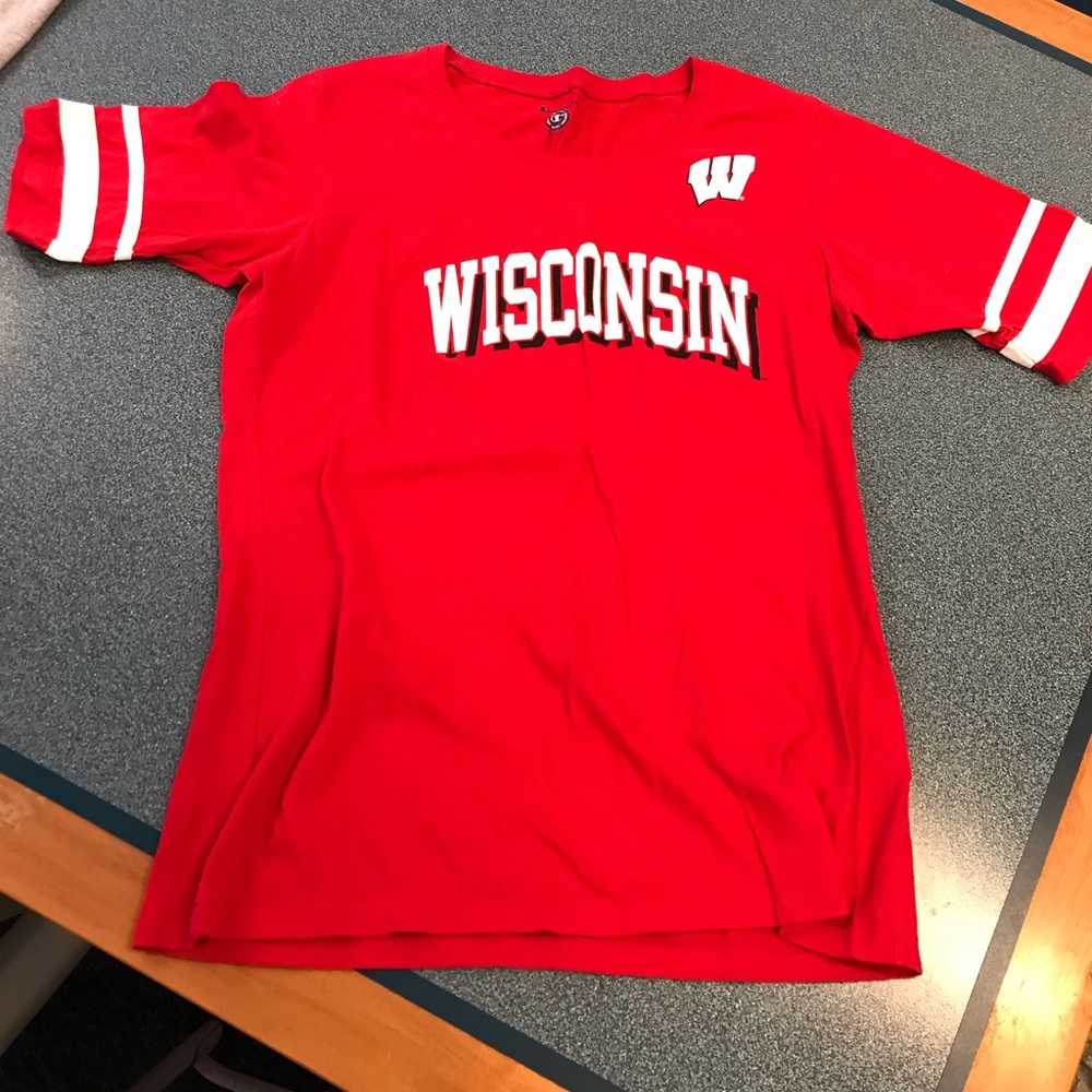 Womens University of Wisconsin tee.